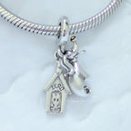 Disney x Pandora Zero - Night before Christmas Charm Dangle silver and orange sterling-silver Dangle by The Alternative Bead. Your official Disney x Pandora Retailer from Germany