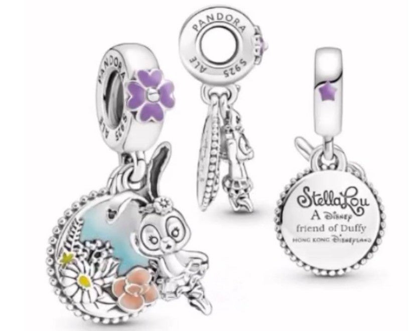 Disney x Pandora Exclusive Disneyland Hong Kong Stella Lou Dangle silver and multicolor sterling-silver and enamel Dangle by The Alternative Bead. Your official Disney x Pandora Retailer from Germany