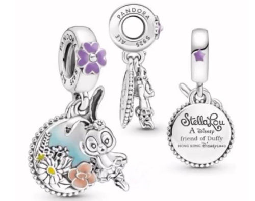 Disney x Pandora Exclusive Disneyland Hong Kong Stella Lou Dangle silver and multicolor sterling-silver and enamel Dangle by The Alternative Bead. Your official Disney x Pandora Retailer from Germany