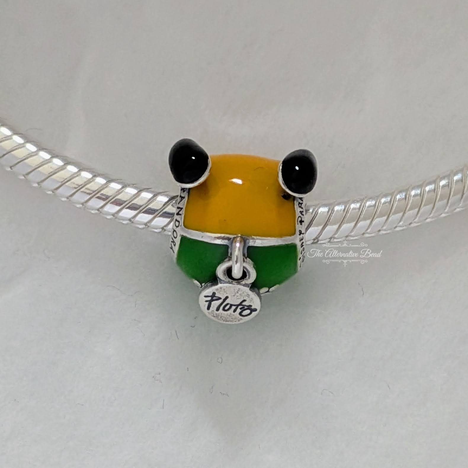 Disney x Pandora Pluto Icon Charm silver; black; yellow; green enamel; sterling-silver Bead by The Alternative Bead. Your Jewelry Retailer from Germany