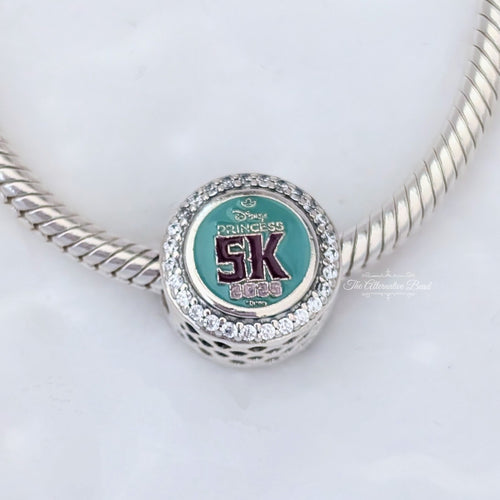 Disney x Pandora RunDisney 2025 Disneyland Princess Half Marathon 5k Mulan silver and multicolor sterling-silver and enamel Bead by The Alternative Bead. Your Jewelry Retailer from Germany