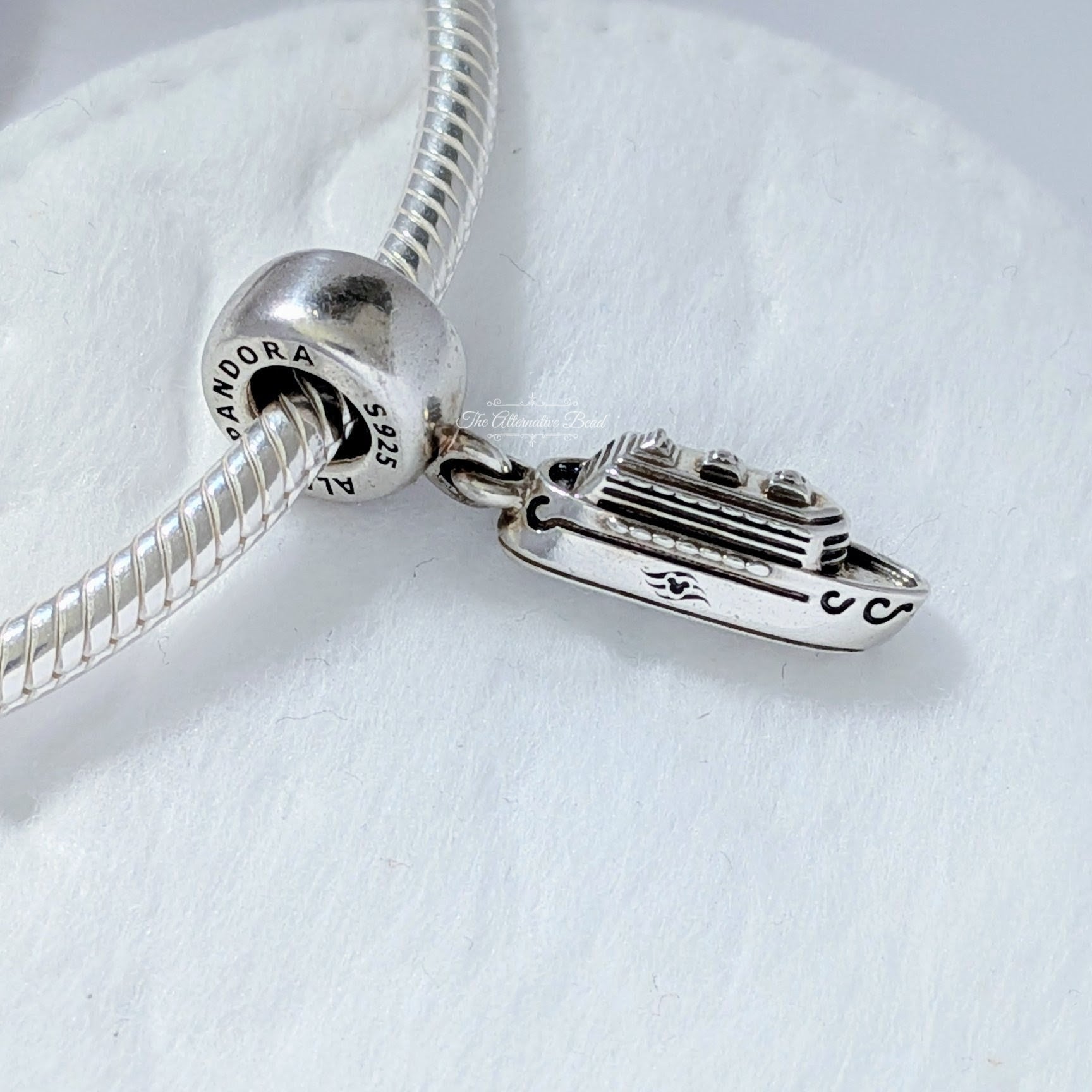 Disney x Pandora Disney Ship Cruise Line Dangle silver sterling-silver Dangle by The Alternative Bead. Your Jewelry Retailer from Germany