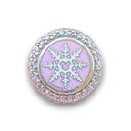 Disney x Pandora Pink Castle and Snowflake Limited Edition Charm pink & silver sterling-silver & enamel Bead by The Alternative Bead. Your Jewelry Retailer from Germany