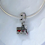 Disney x Pandora Walt Disney Train Dangle silver & red sterling-silver & enamel Dangle by The Alternative Bead. Your Jewelry Retailer from Germany
