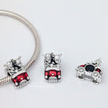 Disney x Pandora Mickey and Minnie's Runaway Railway Red Car silver and red sterling-silver and enamel Bead by The Alternative Bead. Your official Disney x Pandora Retailer from Germany