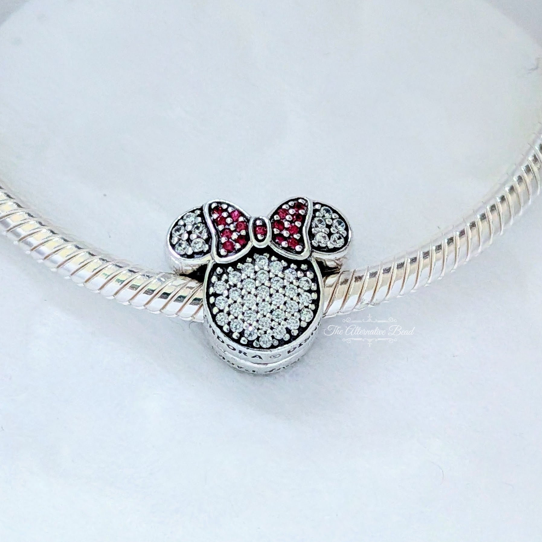 Disney x Pandora Minnie Mouse Clip silver sterling-silver Clip by The Alternative Bead. Your Jewelry Retailer from Germany