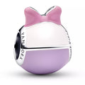 Disney x Pandora Daisy Duck Icon Charm pink and white and purple sterling-silver and enamel Bead by The Alternative Bead. Your Jewelry Retailer from Germany