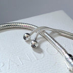 Disney x Pandora Mickey Mouse Snake Chain Slider Bracelet silver sterling-silver Bracelet by The Alternative Bead. Your Jewelry Retailer from Germany