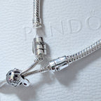 Disney x Pandora Mickey Mouse Snake Chain Slider Bracelet silver sterling-silver Bracelet by The Alternative Bead. Your Jewelry Retailer from Germany
