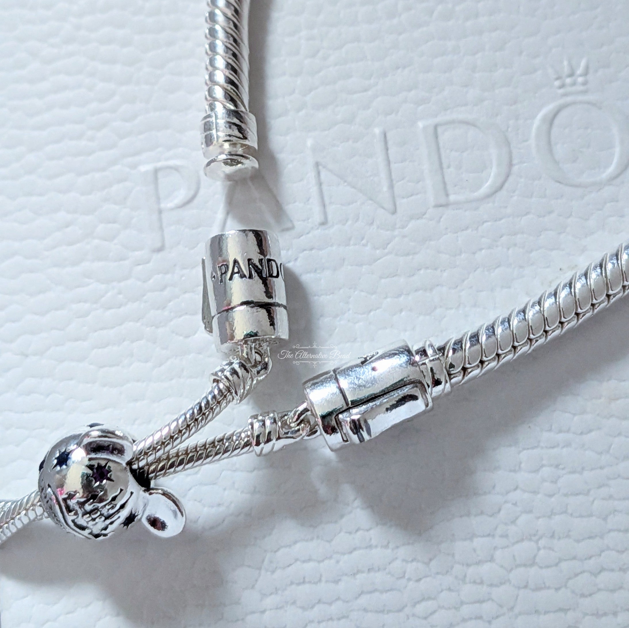 Mickey Mouse Snake Chain Slider Bracelet