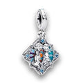 Disney x Pandora Disney World Of Frozen Double Dangle Charm silver; purple; blue sterling-silver; enamel Dangle by The Alternative Bead. Your Jewelry Retailer from Germany