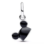 Disney x Pandora Mickey Mouse Mouseketeer Ear Hat Dangle Charm silver; black; gold sterling-silver; enamel; gold Dangle by The Alternative Bead. Your Jewelry Retailer from Germany