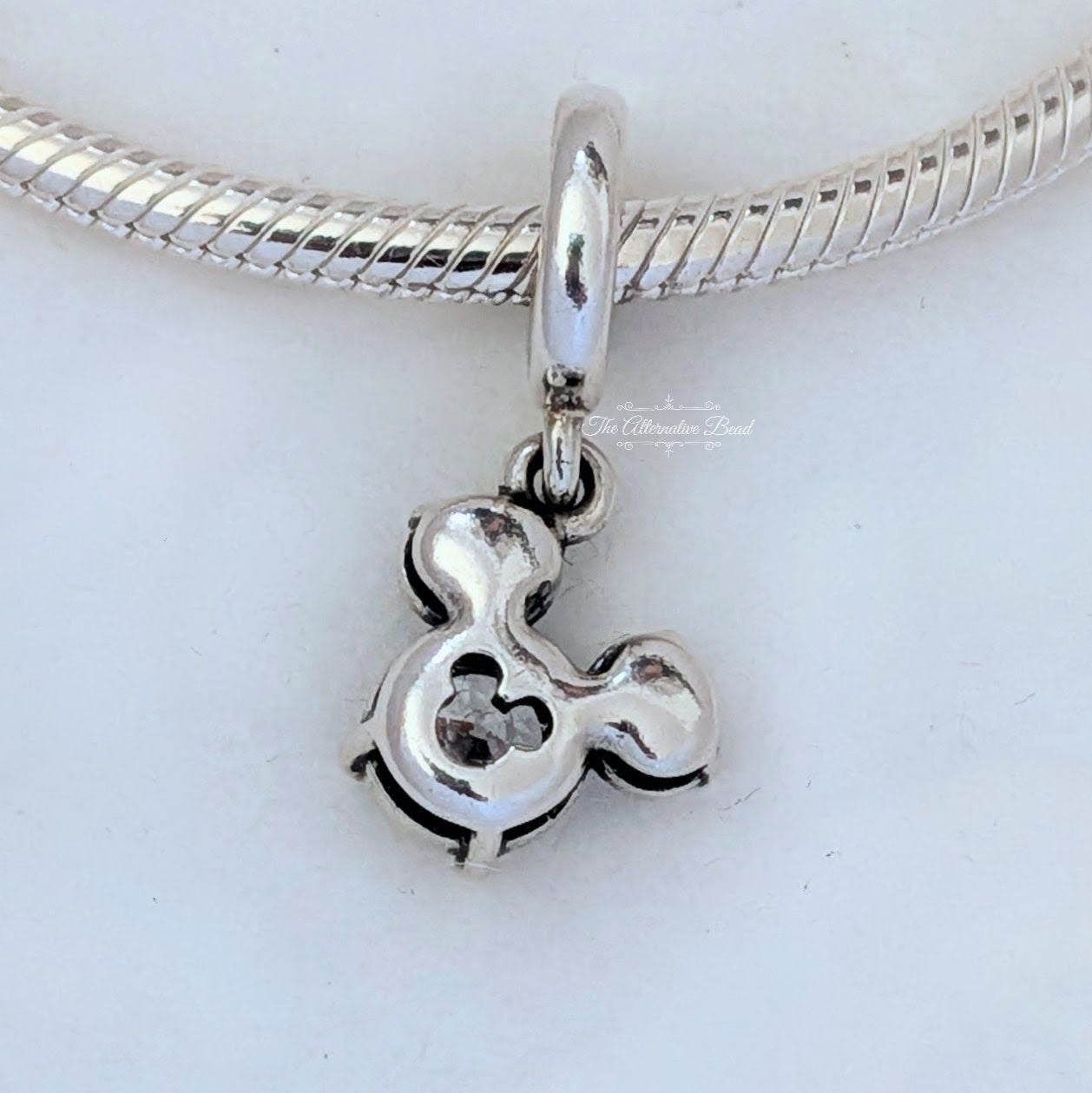 Mickey Mouse Silhouette Dangle