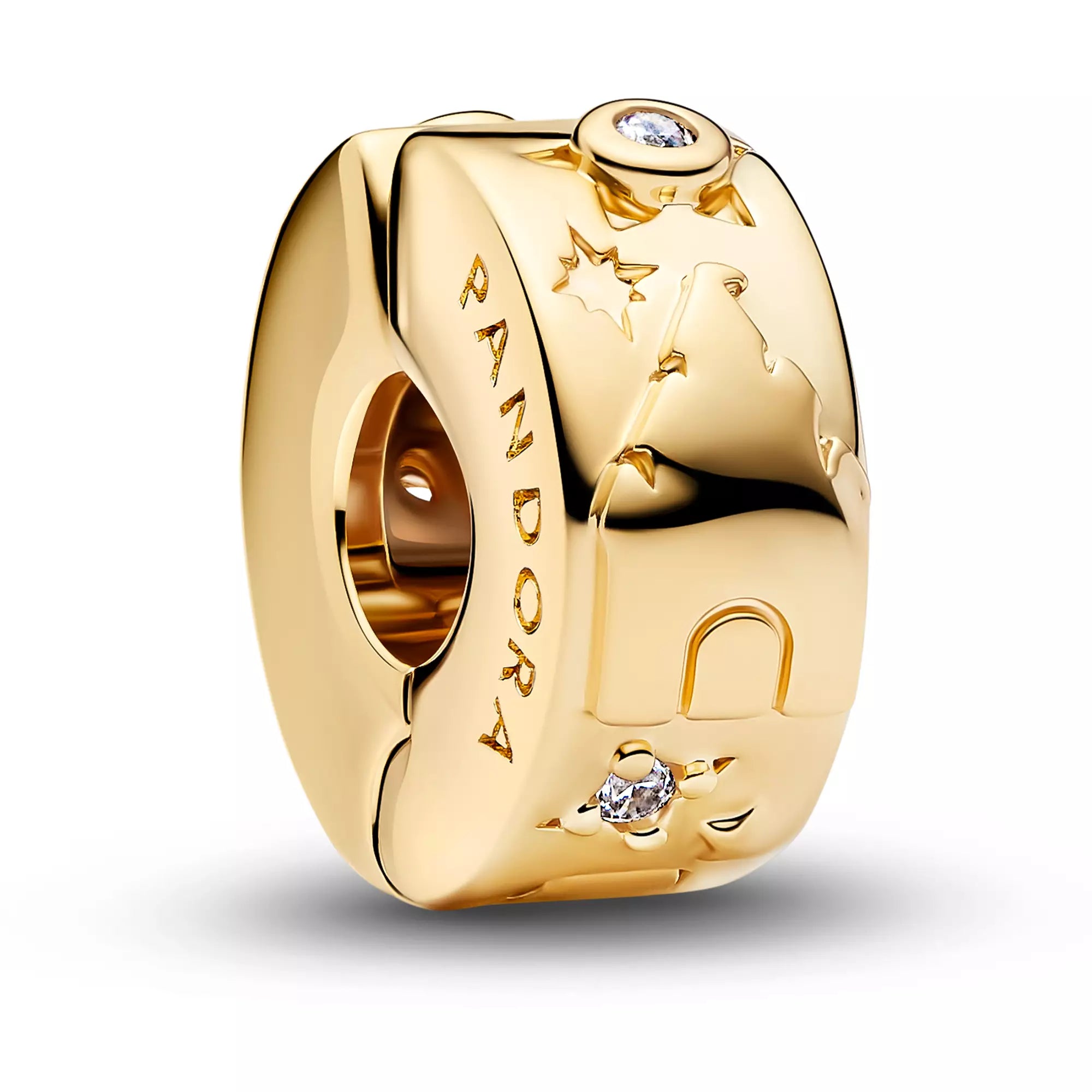 Disney x Pandora Fantasyland Castle Clip gold gold-plated Clip by The Alternative Bead. Your Jewelry Retailer from Germany