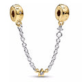 Disney x Pandora Fantasyland Castle Safety Chain silver; gold sterling-silver; gold-plated Safety Chain by The Alternative Bead. Your Jewelry Retailer from Germany