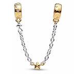 Disney x Pandora Fantasyland Castle Safety Chain silver; gold sterling-silver; gold-plated Safety Chain by The Alternative Bead. Your Jewelry Retailer from Germany