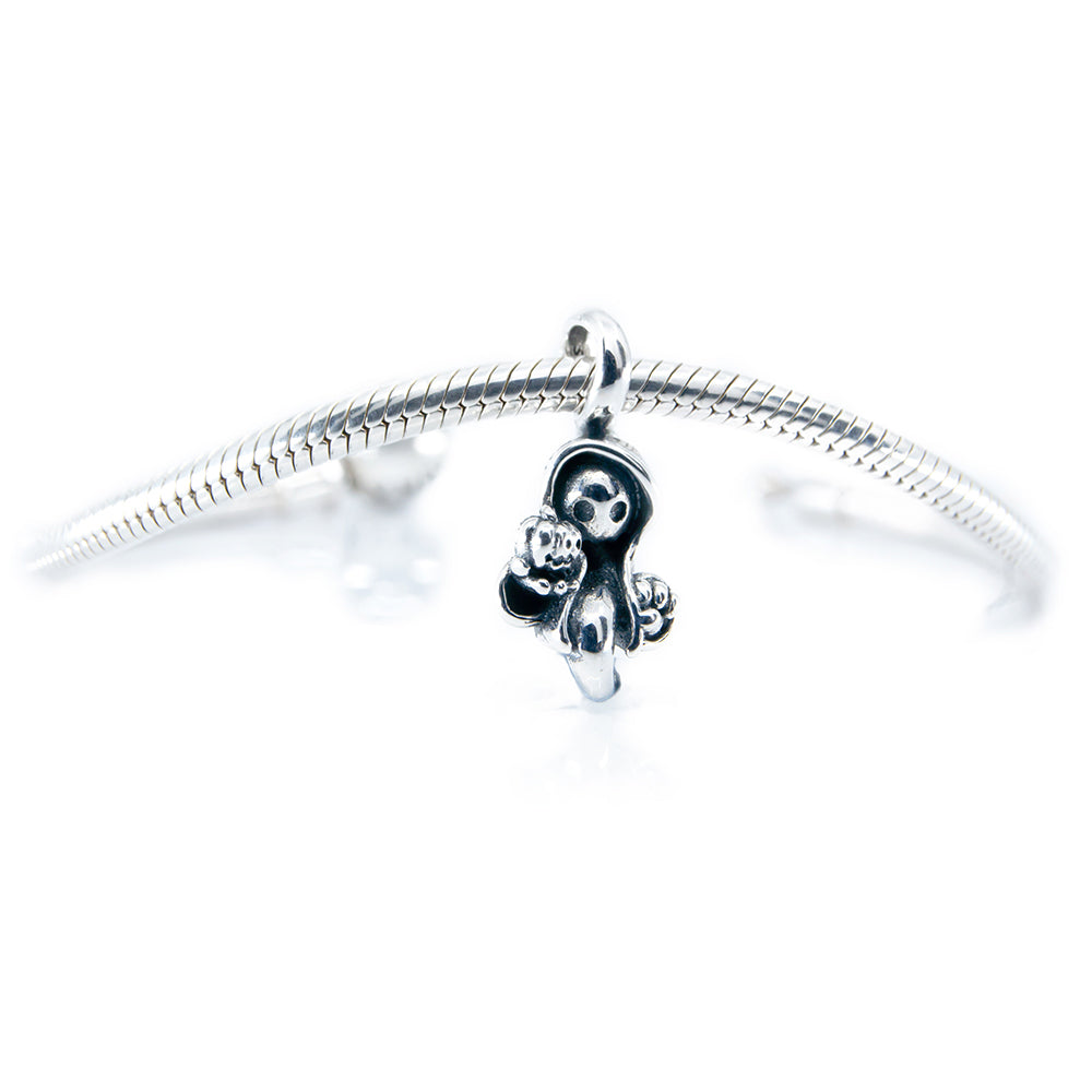 Aurora Charm Spooky the Ghost silver sterling-silver Dangle by The Alternative Bead. Your official Aurora Charm Retailer from Germany