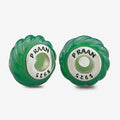 Praan Dark Emerald Crystal Stopper Charms green natural-stone Stopper by The Alternative Bead. Your official Praan Retailer from Germany