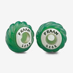 Praan Dark Emerald Crystal Stopper Charms green natural-stone Stopper by The Alternative Bead. Your official Praan Retailer from Germany