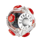 Elfbeads Dark Galaxy Bloom red glass Bead by The Alternative Bead. Your official Elfbeads Retailer from Germany