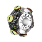 Elfbeads Darkguest Eyes black; glow-in-the-dark glass Bead by The Alternative Bead. Your official Elfbeads Retailer from Germany