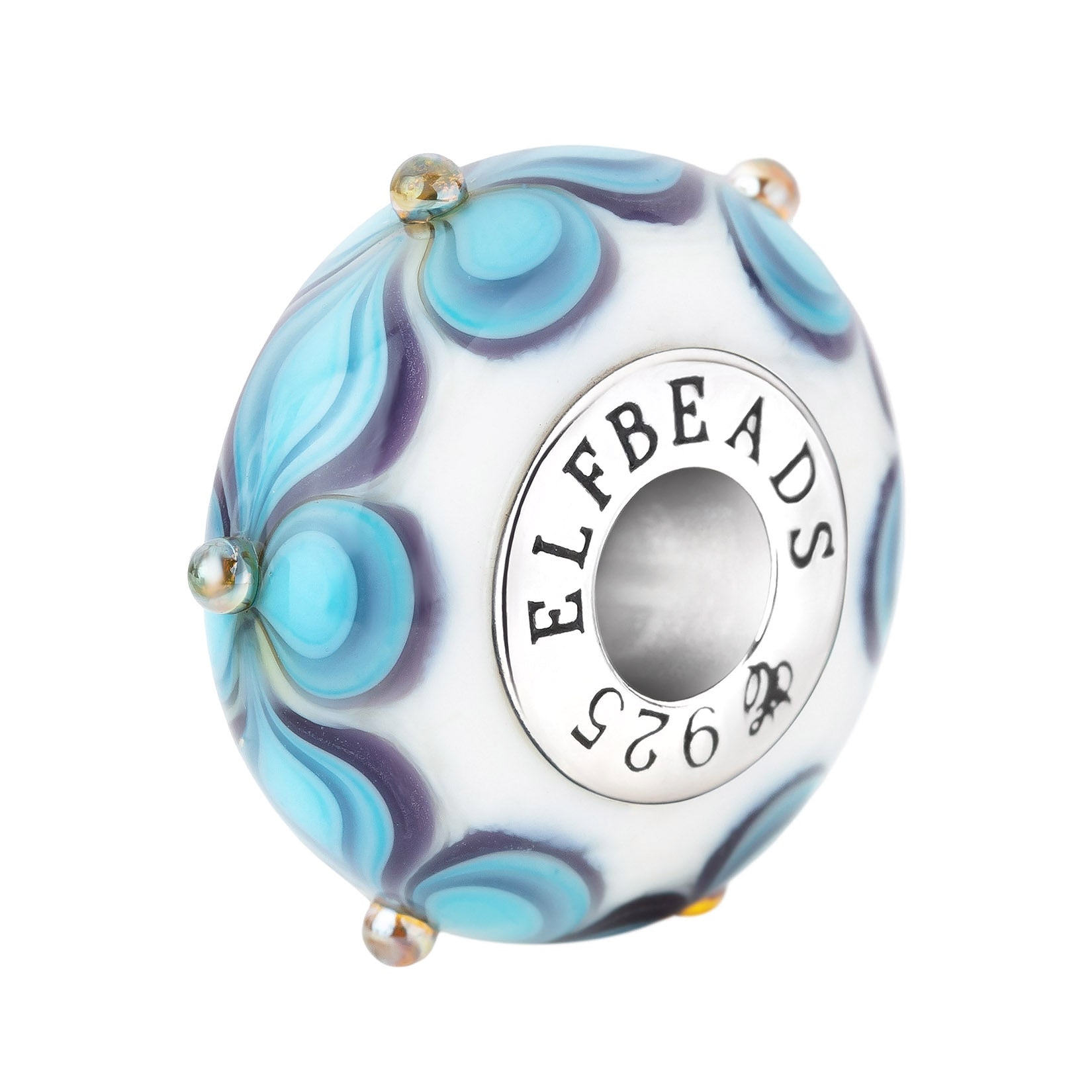 Elfbeads Daydreaming Tripetual blue glass Bead by The Alternative Bead. Your official Elfbeads Retailer from Germany