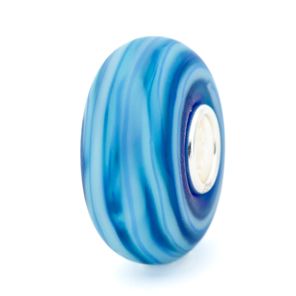 Elfbeads Deep Blue Ice Roll Frost  glass Bead by The Alternative Bead. Your official Elfbeads Retailer from Germany