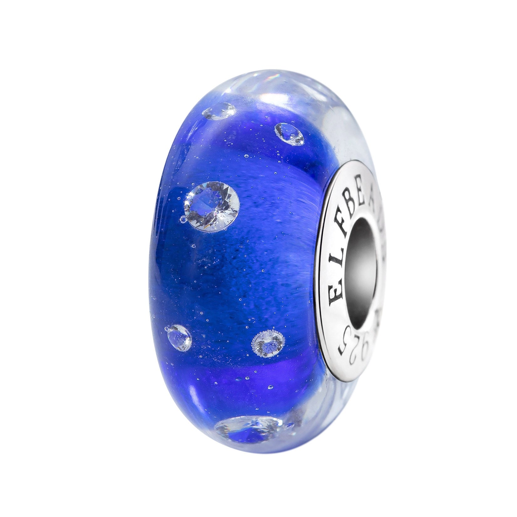 Elfbeads Deep Blue Monroe blue glass Bead by The Alternative Bead. Your official Elfbeads Retailer from Germany