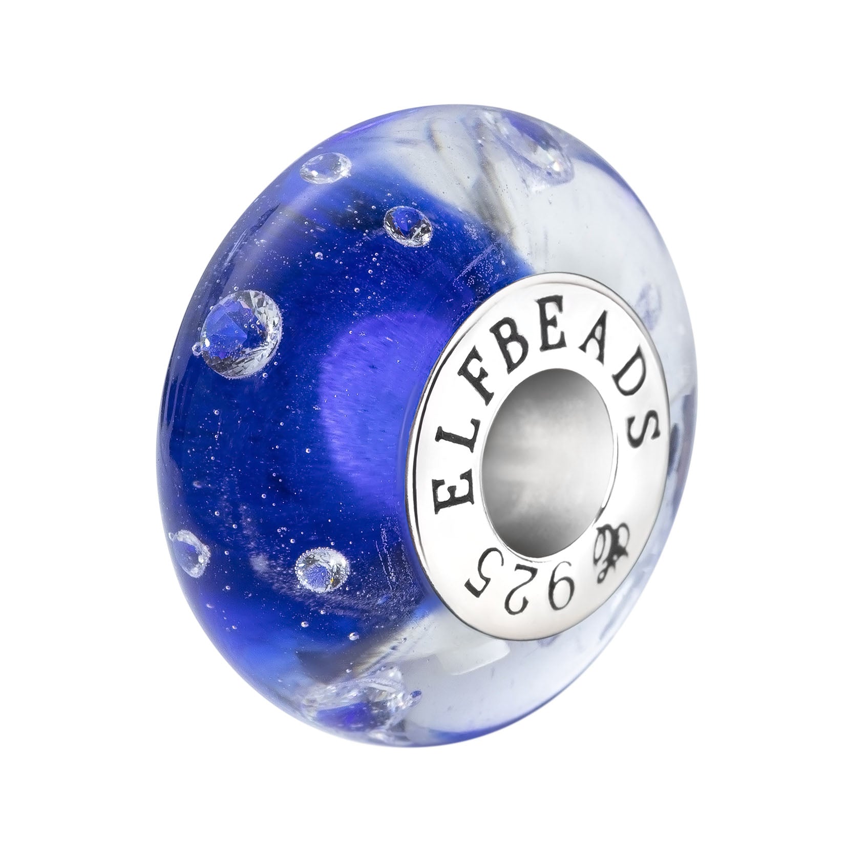 Elfbeads Deep Blue Monroe blue glass Bead by The Alternative Bead. Your official Elfbeads Retailer from Germany