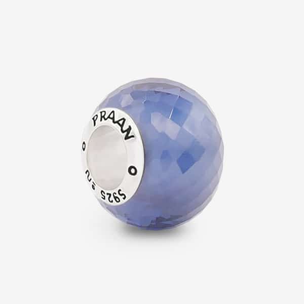 Praan Deep blue crystal Bead by The Alternative Bead. Your official Praan Retailer from Germany