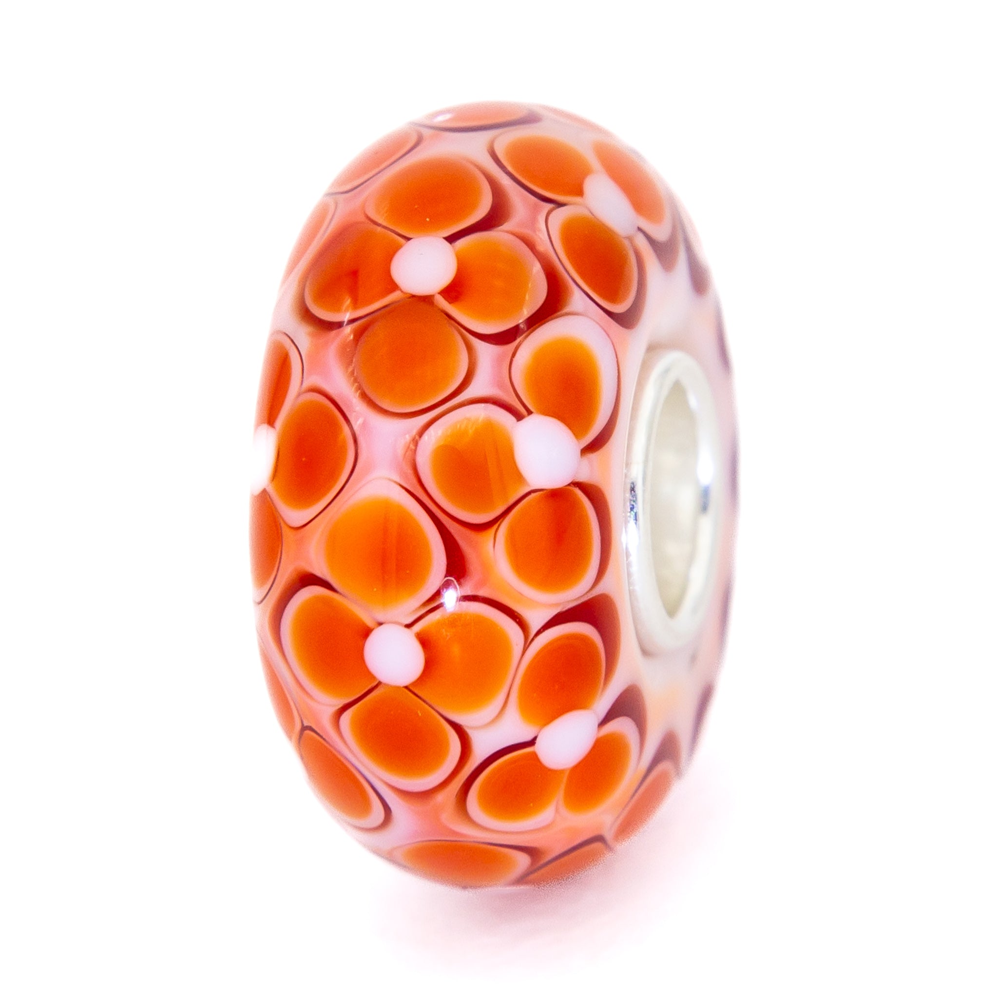 Elfbeads Delight Flowerstone orange glass Bead by The Alternative Bead. Your official Elfbeads Retailer from Germany