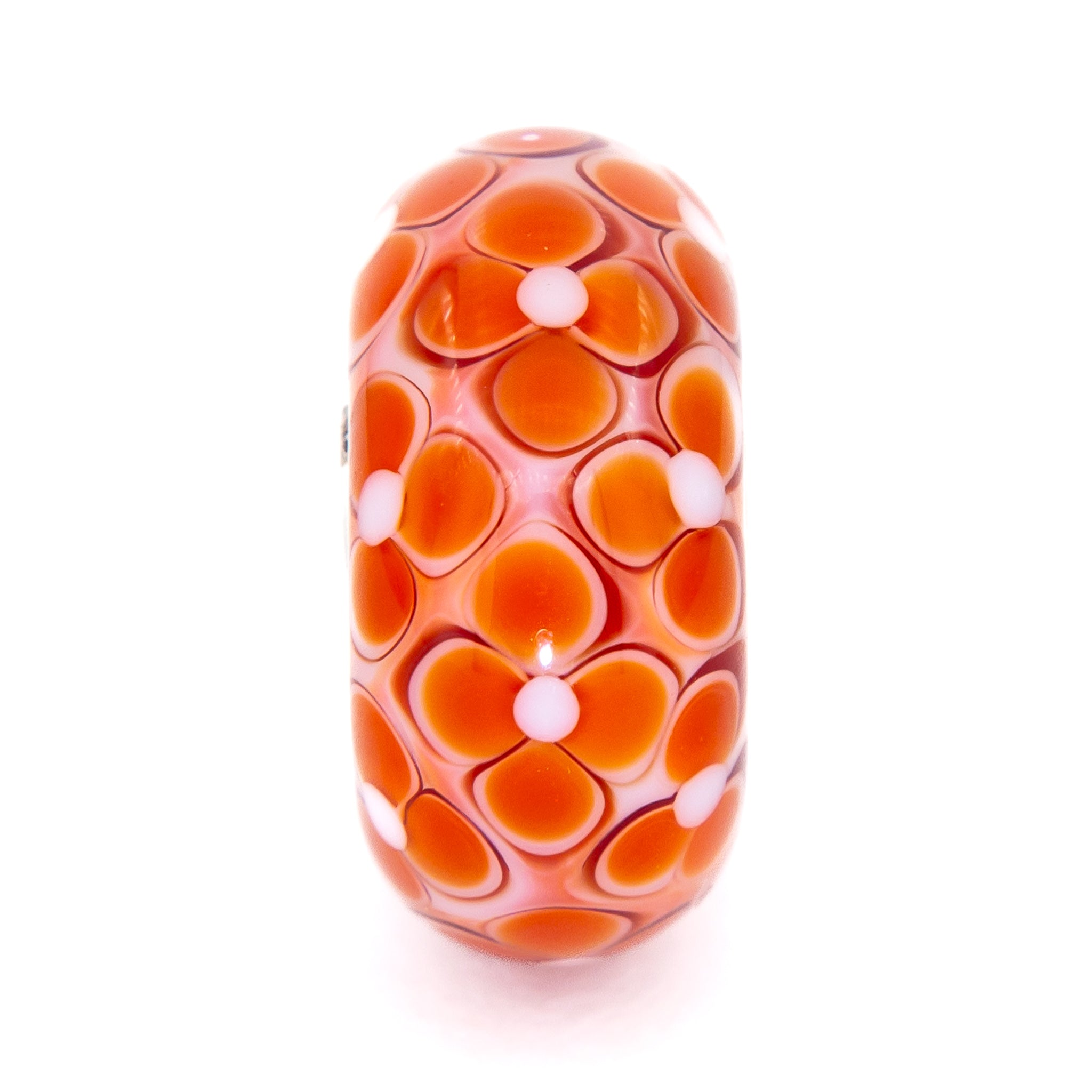 Elfbeads Delight Flowerstone orange glass Bead by The Alternative Bead. Your official Elfbeads Retailer from Germany