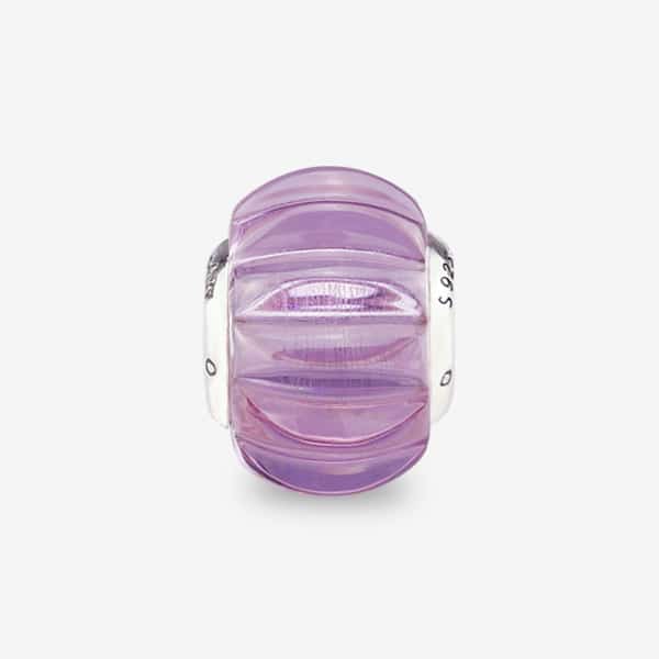 Praan Dewberry Crystal Craved Charm purple crystal Bead by The Alternative Bead. Your official Praan Retailer from Germany