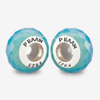 Praan Dolphin Blue Crystal Stopper Charms blue crystal Stopper by The Alternative Bead. Your official Praan Retailer from Germany