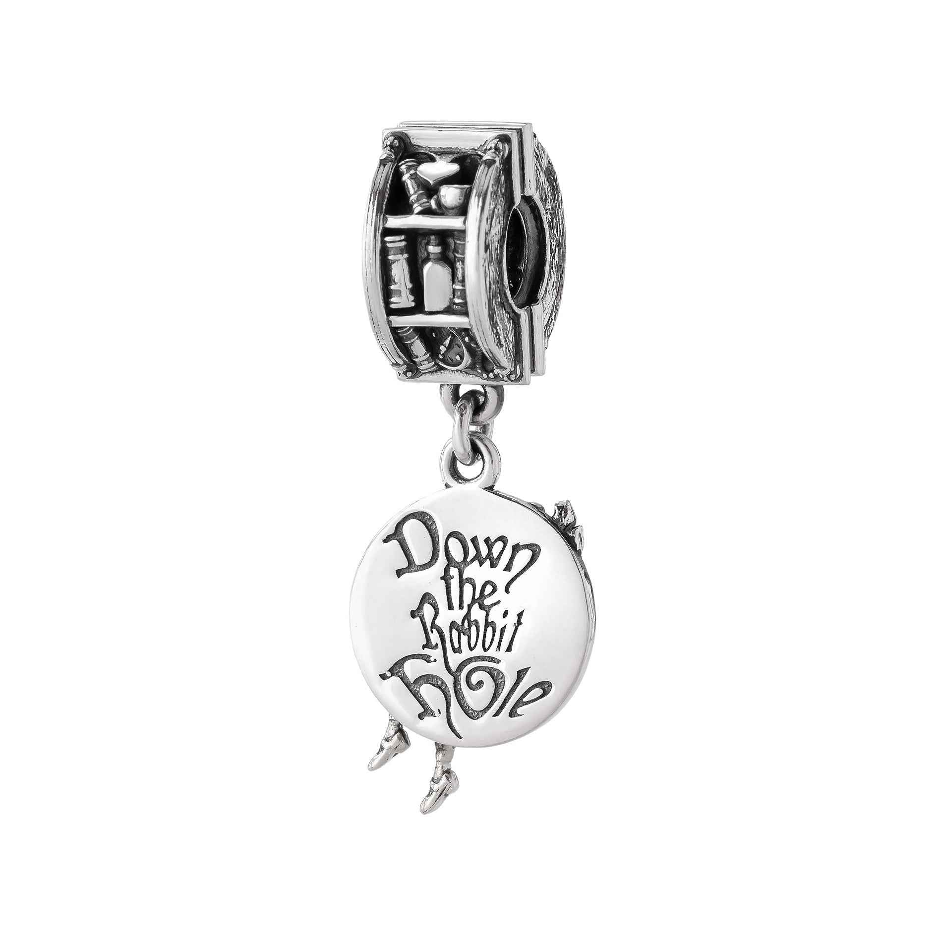 Elfbeads Down the Rabbit Hole silver sterling-silver Dangle by The Alternative Bead. Your official Elfbeads Retailer from Germany