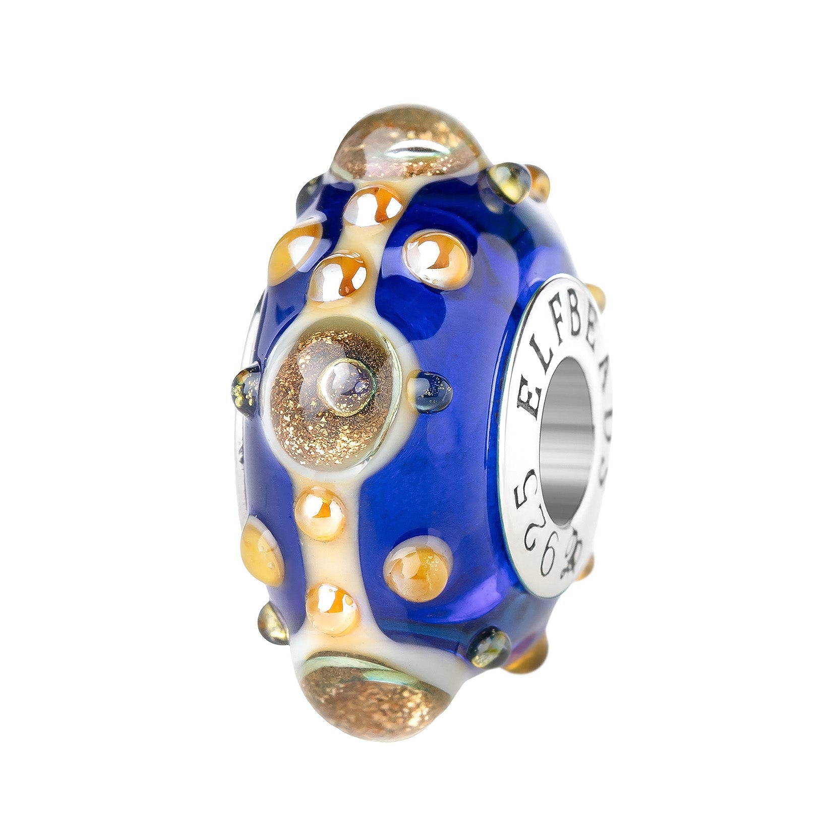 Elfbeads Dragon Eyes Serenity blue glass Bead by The Alternative Bead. Your official Elfbeads Retailer from Germany