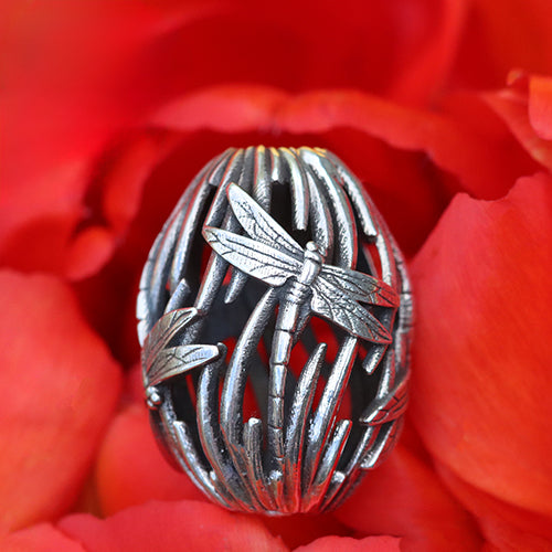 Ogerbeads Dragonfly Wilderness 2.0 silver sterling-silver Bead by The Alternative Bead. Your official Ogerbeads Retailer from Germany