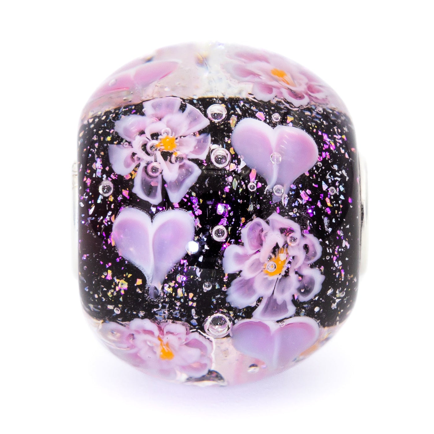 Elfbeads Dreamhearts Flowerpainting  glass Bead by The Alternative Bead. Your official Elfbeads Retailer from Germany