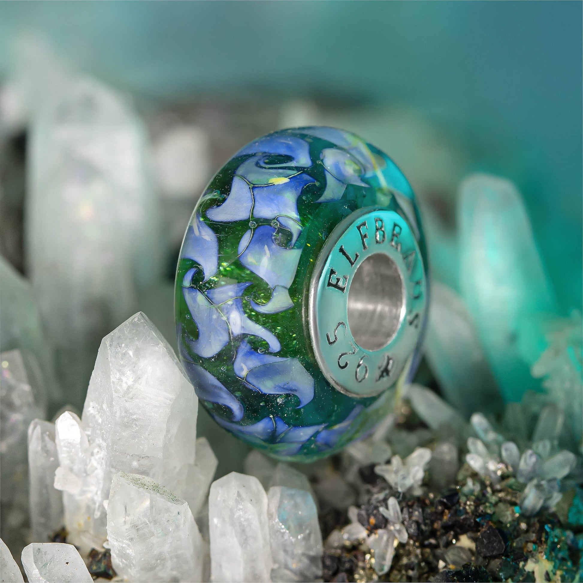  Elfbeads Emerald Night Wonder Charm by The Alternative Bead 