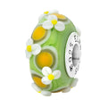 Elfbeads Easter Blossoms Meadow green glass Bead by The Alternative Bead. Your official Elfbeads Retailer from Germany