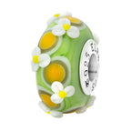 Elfbeads Easter Blossoms Meadow green glass Bead by The Alternative Bead. Your official Elfbeads Retailer from Germany