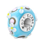 Elfbeads Easter Blossoms Sky blue glass Bead by The Alternative Bead. Your official Elfbeads Retailer from Germany