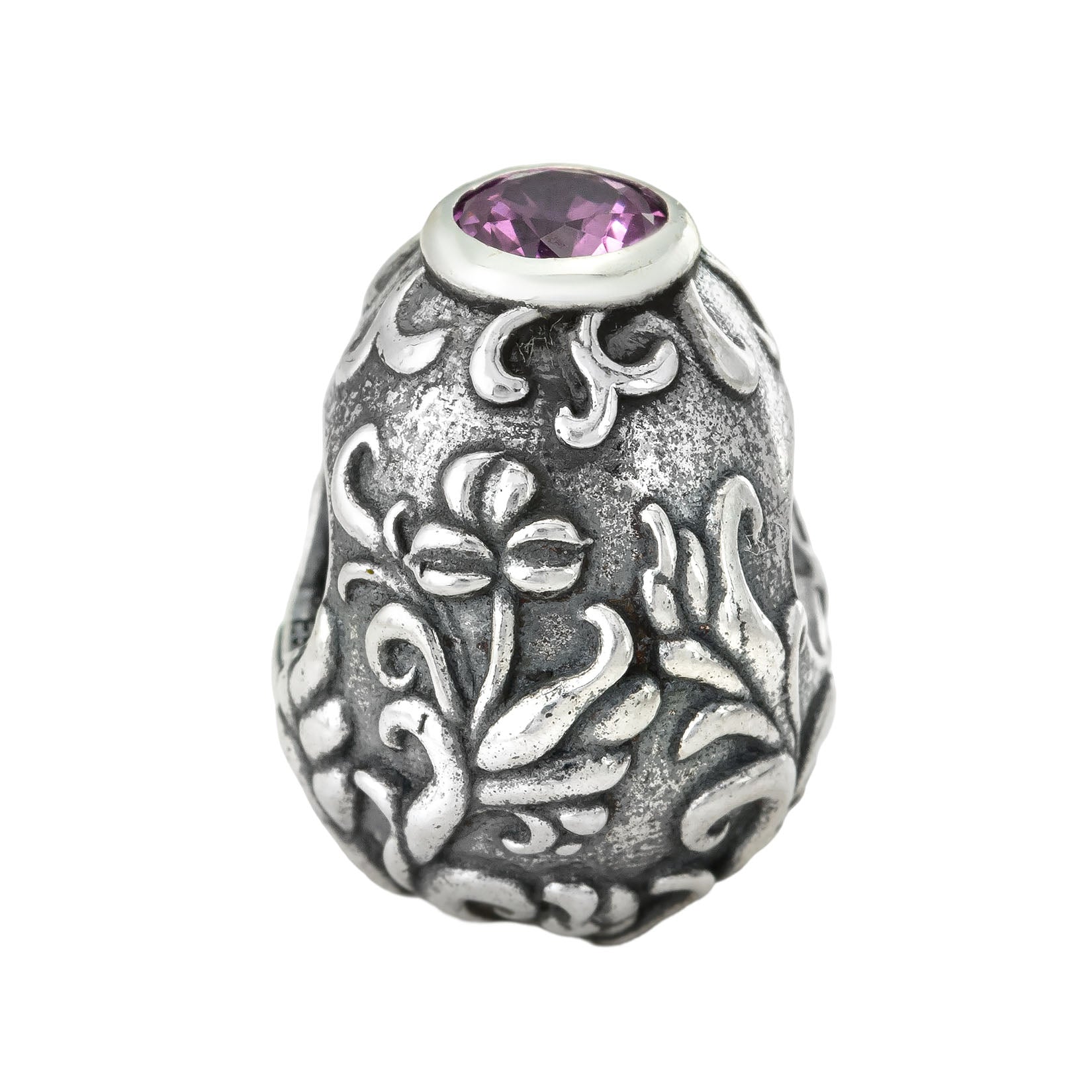 Elfbeads Eggstravagant Gem Pink silver sterling-silver Bead by The Alternative Bead. Your official Elfbeads Retailer from Germany