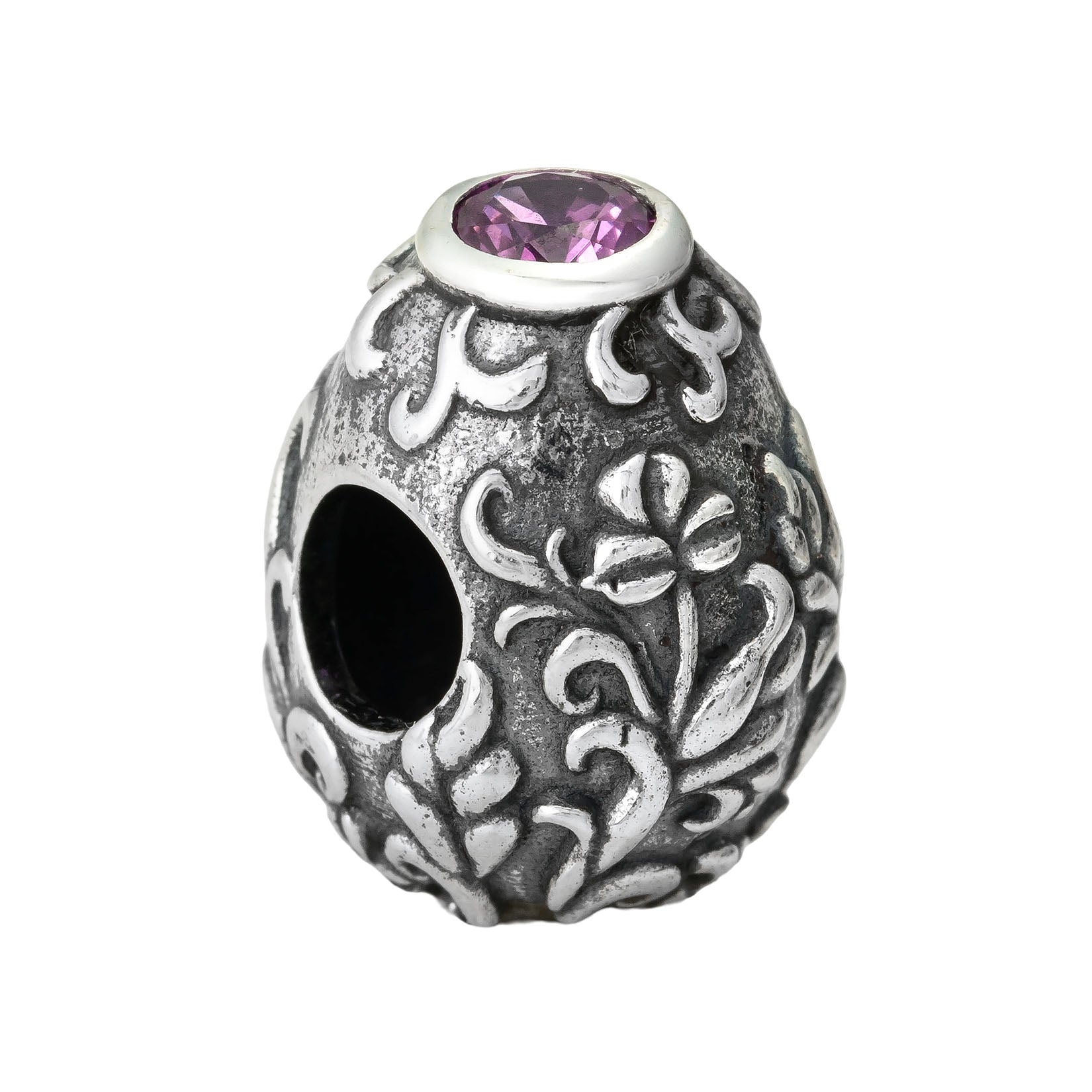 Elfbeads Eggstravagant Gem Pink silver sterling-silver Bead by The Alternative Bead. Your official Elfbeads Retailer from Germany