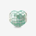 Praan Emerald Beach Mother Of Pearl Charm green mother-of-pearl Bead by The Alternative Bead. Your official Praan Retailer from Germany