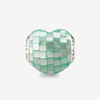 Praan Emerald Beach Mother Of Pearl Charm green mother-of-pearl Bead by The Alternative Bead. Your official Praan Retailer from Germany