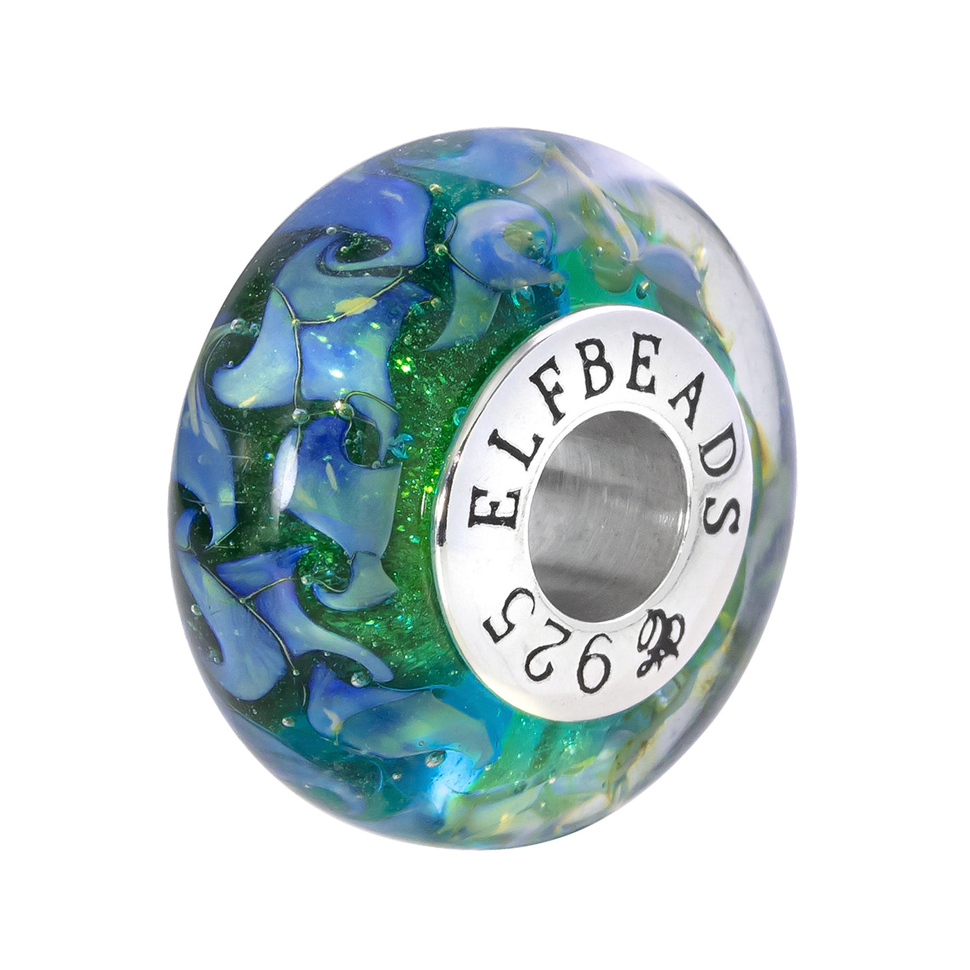  Elfbeads Emerald Night Wonder Charm by The Alternative Bead 