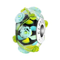 Elfbeads Enchanted Bloom green; floral glass Bead by The Alternative Bead. Your official Elfbeads Retailer from Germany