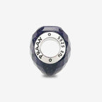 Praan Faceted Blue Goldstone Heart Charm blue natural-stone Bead by The Alternative Bead. Your official Praan Retailer from Germany