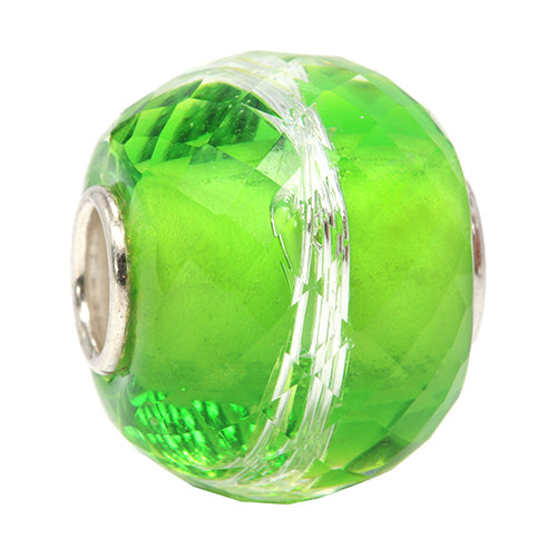 Ogerbeads Fairy Candy Apple Wired Sphere green glass Bead by The Alternative Bead. Your official Ogerbeads Retailer from Germany